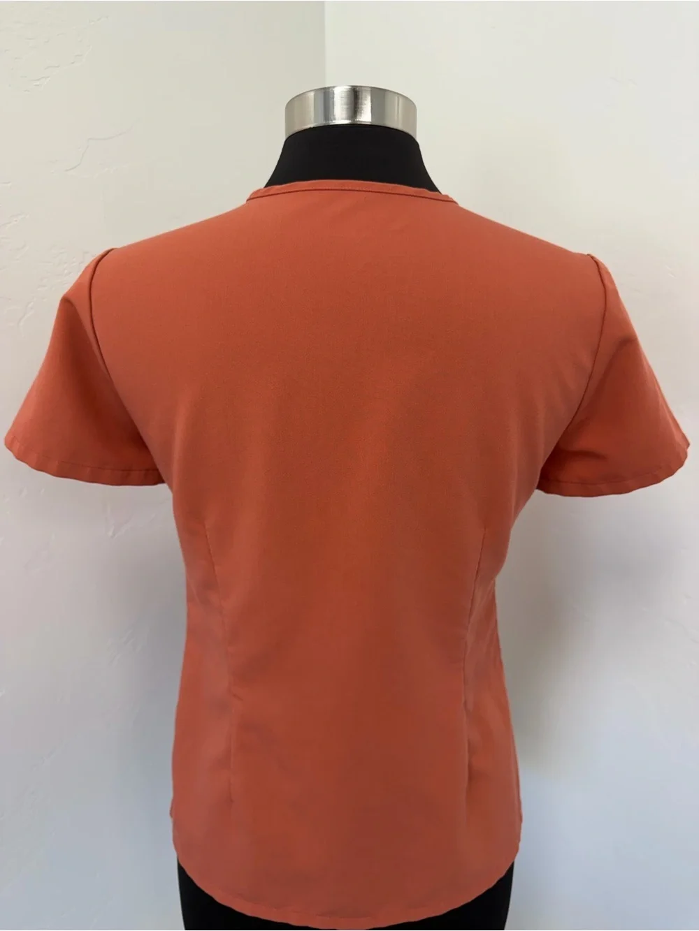 Figs Catarina One-Pocket in Terracotta Short Sleeve Scrub Top Size XS/P